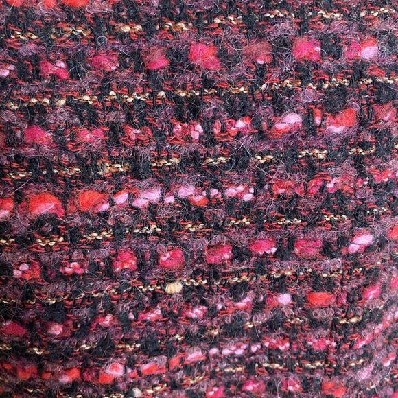 Nanette Lepore Pink and Black Tweed Blazer with Toggle Closure, Size 2 - Picture 7 of 9